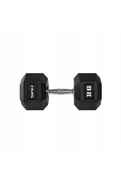 HMS GUMOWANA ganteră hexagonală pentru antrenament biceps 30kg