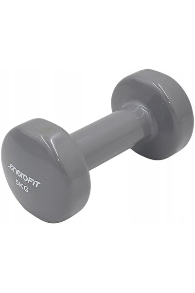 Enero Hantla Hantelka Ciężarek Vinil pentru Exerciții Fitness VDB 5kg