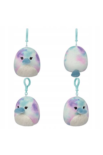 Squishmallows Breloc Mascota MITCH, Jucărie de pluș cu clemă, 9 cm