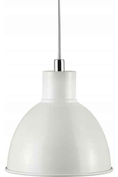 Nordlux Lampă suspendată POP 60W E27 din metal alb 45833001