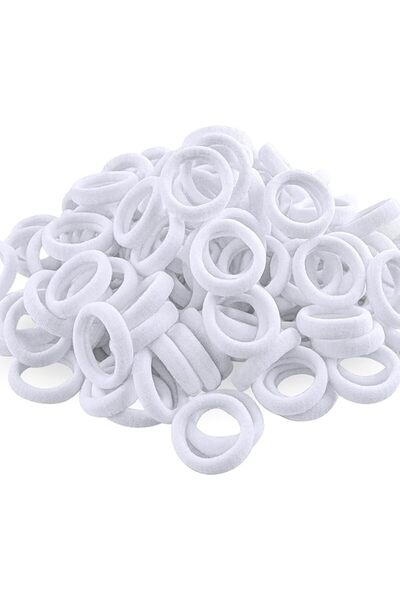 QRTVI 120 Pcs Baby Hair Ties, Cotton Toddler Hair Ties for Girls and Kids, Mu...