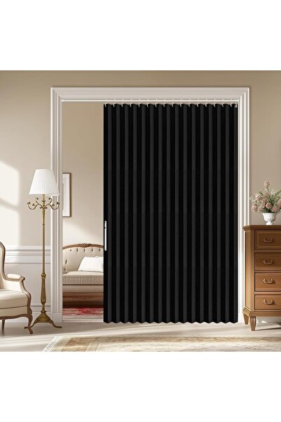 GENERAL Accordion Door Curtain for Total Blackout, Hidden Interior Blackout C...