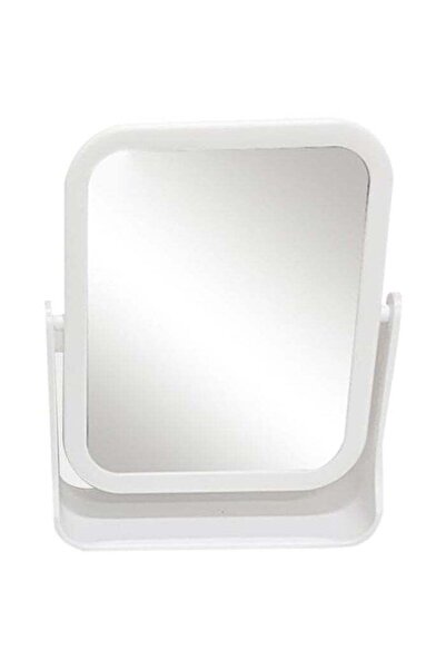 Generic Daiso Square Mirror Stand | White | Compact Tabletop Makeup & Vanity ...
