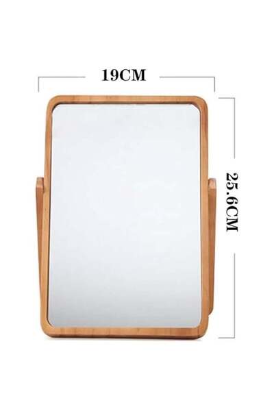 Generic Wood Table Makeup Mirrors for Women - Rectangle Wall-Mounted Mirrors ...