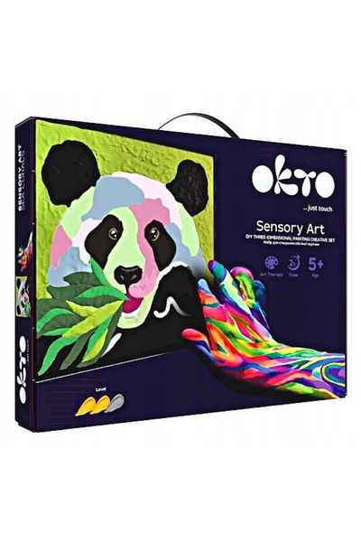 NO BRAND Kit de pictură Pictură Panda Kit de pictură creativ artistic 3D CHAR...