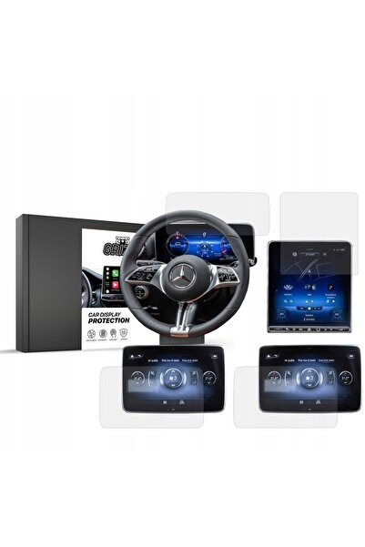 GrizzProtector Folie anti-zgârieturi 4 în 1 pentru Mercedes Clasa S W223 (202...