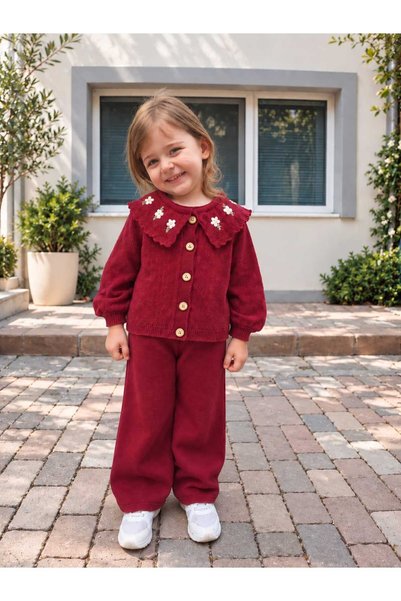 Daisy Bloom Bordo Kız Çocuk Takım