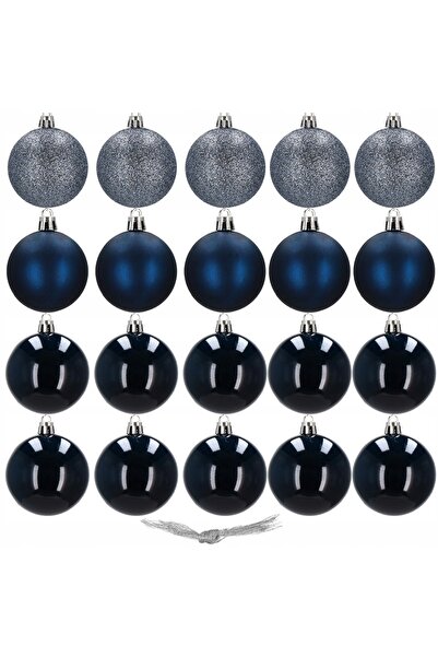 Springos SET GLOGE DE CRĂCIUN 20 buc. Pentru bradul de Crăciun, ornamente gra...