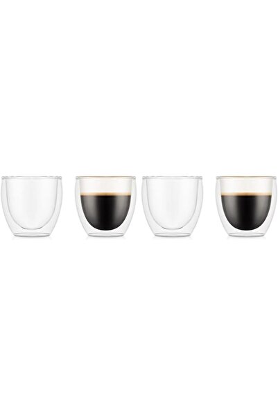 Bodum 4560-10 Pair Of Pavina Double Walled Thermo Glasses 0.45 L, 15 Oz - Tra...