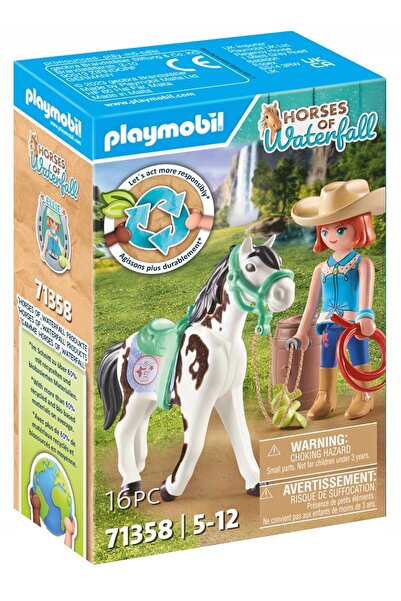 Playmobil ELLIE ȘI CALUL SAWDUST EQUITAȚIE WESTERNĂ 71358