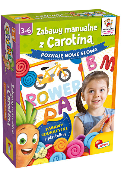 Lisciani CAROTINA Distracție Manual Cuvinte Plastilină
