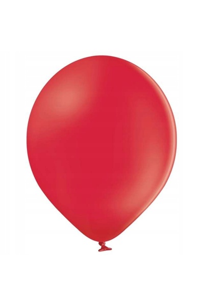 BELBAL balony PASTELOWE clasice ROȘU netede x100