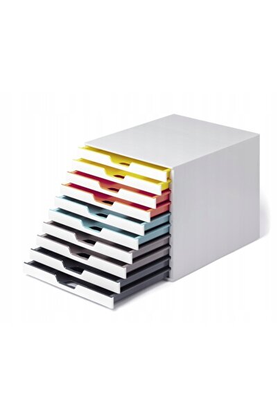 Durable Organizator cu 10 sertare Variocolor Mix