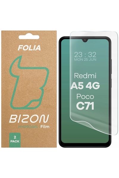 bizon Folie hidrogel pentru Redmi A5 4G/POCO C71 4G, folie de protecție 2 buc.