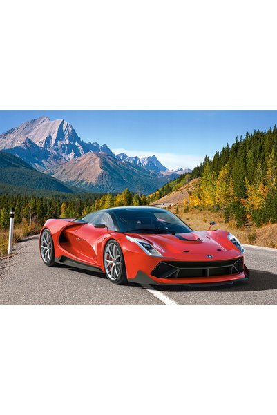Castorland Puzzle 500 Puzzle Auto MAȘINĂ SPORTIVE peisaj Munți 7 +