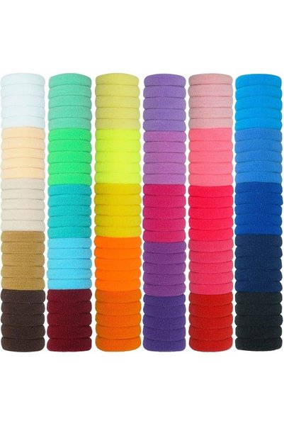 JOYOYO 300 Pcs Baby Hair Bands 20mm Small Size Baby Hair ties Elastic Seamles...