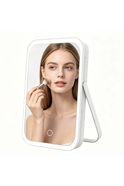 Generic Rechargeable Travel Makeup Vanity Mirror with LED Lights, Portable Li...