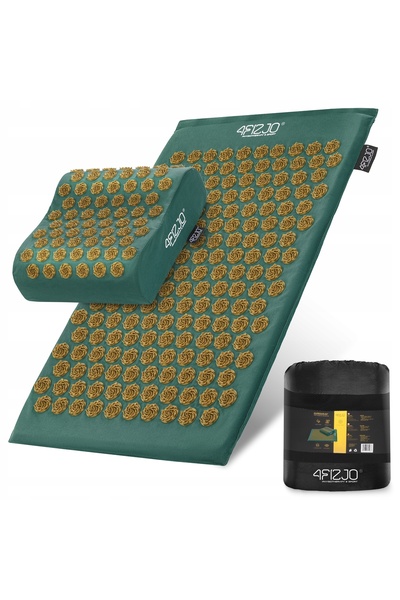 4Fizjo Saltea de acupresură, masaj prin acupunctură cu set de discuri rotativ...