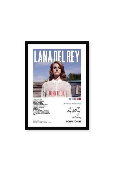 Generic Coder Paradise Lana Del Rey Wall Poster Frames | 8x12 inch (A4 Size) ...