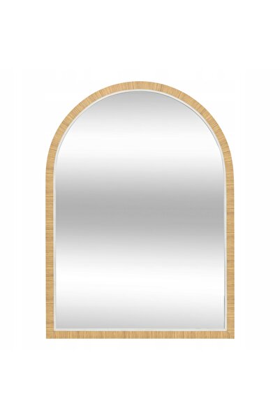 Atmosphera Oglindă de perete verticală din sticlă, maro închis, 55 X 75 CM