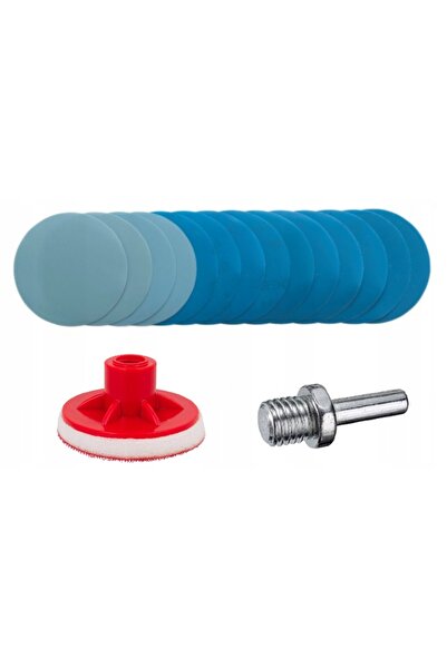 Deerfos Discuri de lustruire auto cu adaptor filet M14, 75mm, P800-P3000, pen...