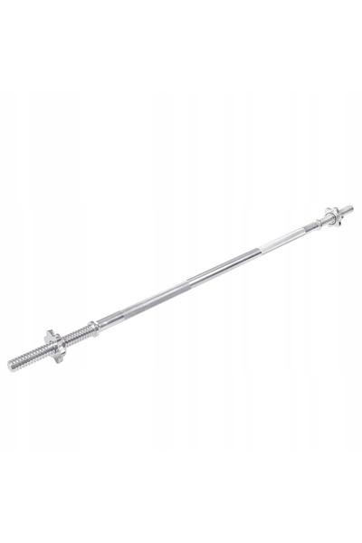 Springos GRIFFLES Bară dreaptă pentru exerciții 150cm + Cleme 25mm Oțel integ...