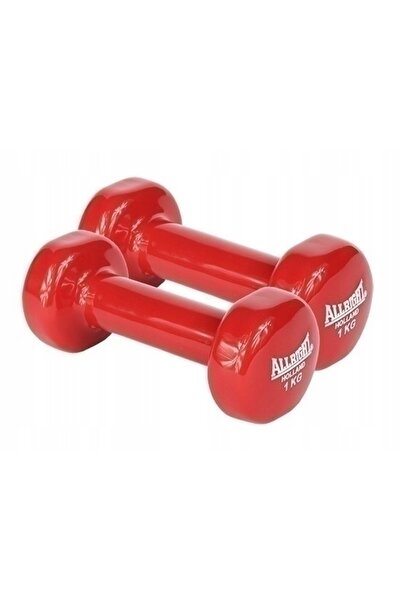 Allright Set gantere cu greutate, din vinil, 2x1 kg