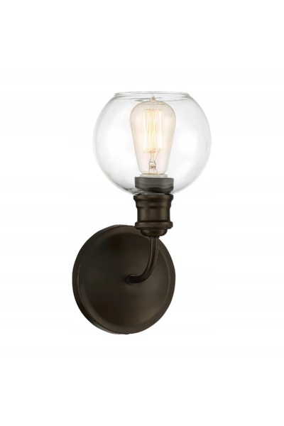 Quoizel Aplică de perete din bronz în stil retro vintage Soho QZS-LWS3235C1