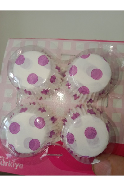 HANK Mini Kek Kalıbı Mini Muffin Kalıbı (Her Paket 60 Adet) Derinlik 2 Cm Çap...