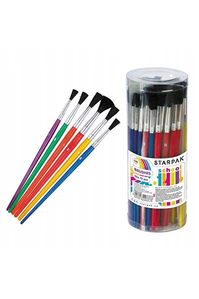 Starpak PENNE ȘCOLARE NR. 7-12 CULORI ASORTATE 72 BUCĂȚI