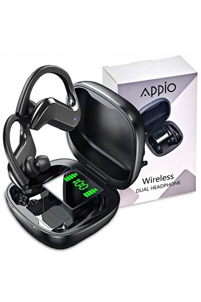 Appio Căști wireless TWS Bluetooth PRO MD03 cu două căști, pentru sport și al...