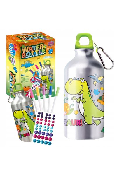 ProNice Kit creativ de pictură pe sticlă de apă Dino, Artă cu diamante 5D