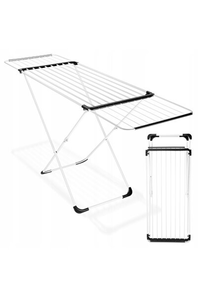 Gockowiak Uscător de rufe retractabil și pliabil, tip stand, telescopic, pent...