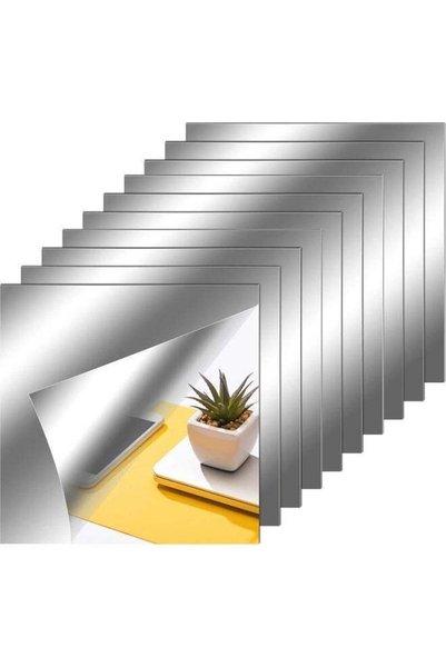 Generic Flexible Mirror Sheets Self Adhesive Non Glass Mirror Tiles Mirror St...