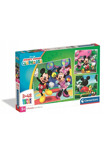 CLEMENTONI PUZZLE 3X48 ELEMENTE MICKEY MOUSE CLUB CLUB MOUSE MICKEY 25005