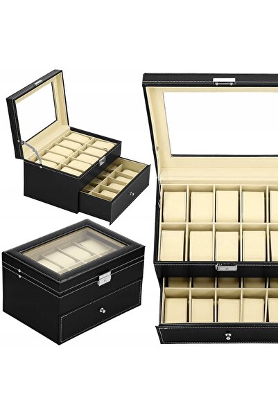 Springos 20 bucăți Organizator elegant pentru ceasuri și bijuterii