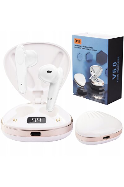Appio Căști intraauriculare wireless X19 powerbank Bluetooth