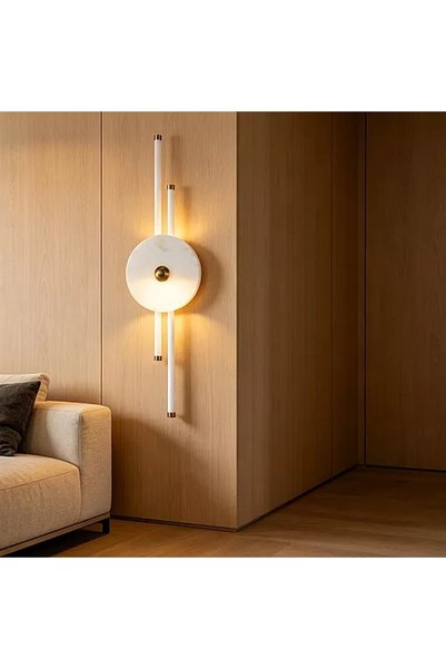 Generic Brand أبليك جداري مودرن ذهبي زيتي LED 15 واط إضاءة صفراء 900 ملم WA/E...