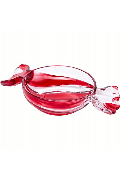 Artpol Vas decorativ mare din sticlă / Farfurie decorativă - CANDY 25 x 15 x ...