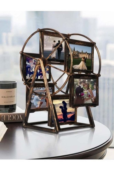 Generic Retro Vintage Rotating Ferris Wheel Picture Frame, Personalized Famil...