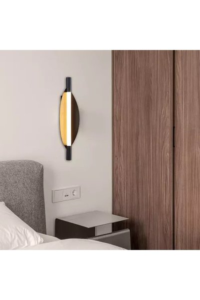 Generic Brand Wall Applique Modern Black Led 7W Yellow Light 400mm Wa/E6995/4...
