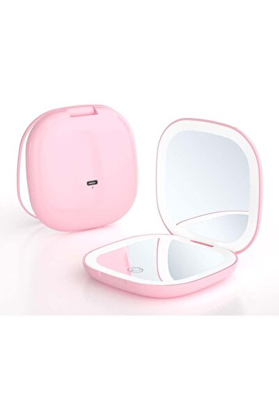 Generic Portable Dual-Sided LED Makeup Mirror with 3 Color Lighting, 360° Rot...