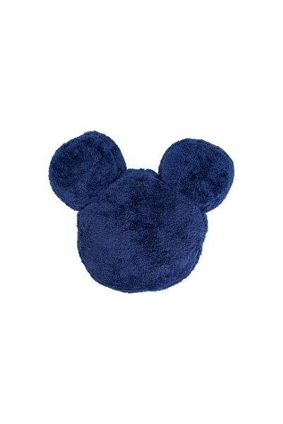 Generic DAISO Mickey Icon Fluffy Cushion - Navy