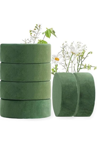MAKINGTEC Floral Foam, Round Large Wet and Dry Floral Foam Bricks, Floral Foa...