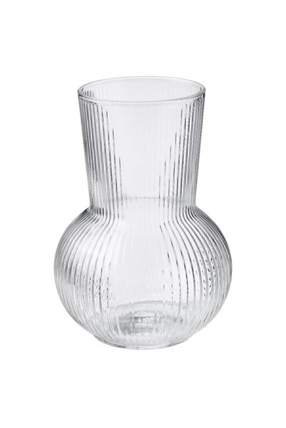 Generic Glass Decorative Vase 17 cm