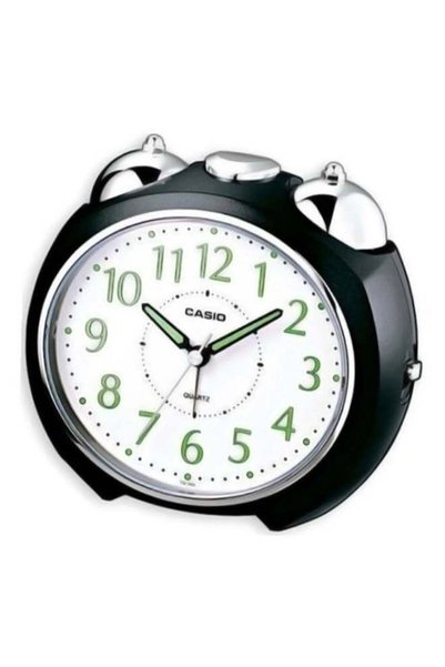 Generic Table Analog Alarm Clock Black/Silver 13x11.6x9cm