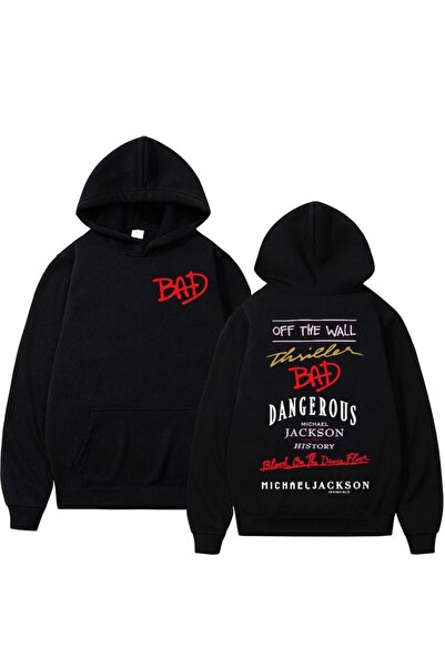 Vordevia Michael Jackson Premium Oversize Dukserica sa kapuljačom od 3 niti p...