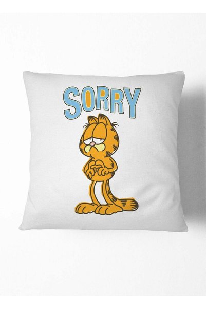 Generic Decorative Cushion Funny Apologize Cat Couch Cushion