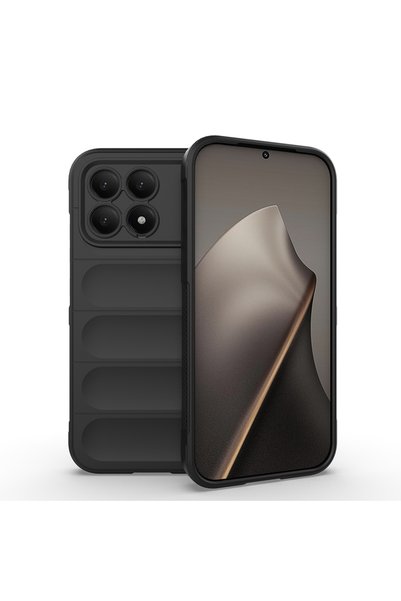 Başkenttekno حافظة هاتف Xiaomi Poco F8 Pro مصنوعة من مادة TPU المرنة بتصميم س...