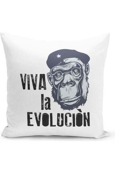 Generic Funny Ape Design Decorative Pillow Multicolour